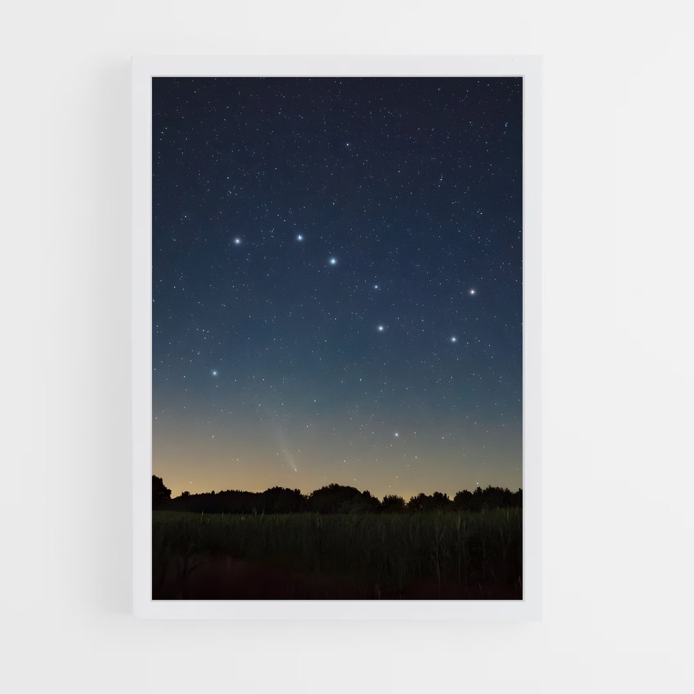 Poster La Voie Lactée – affiche Constellations (vue 3)